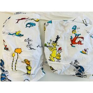 Cat in the Hat Pottery Barn fitted crib sheet